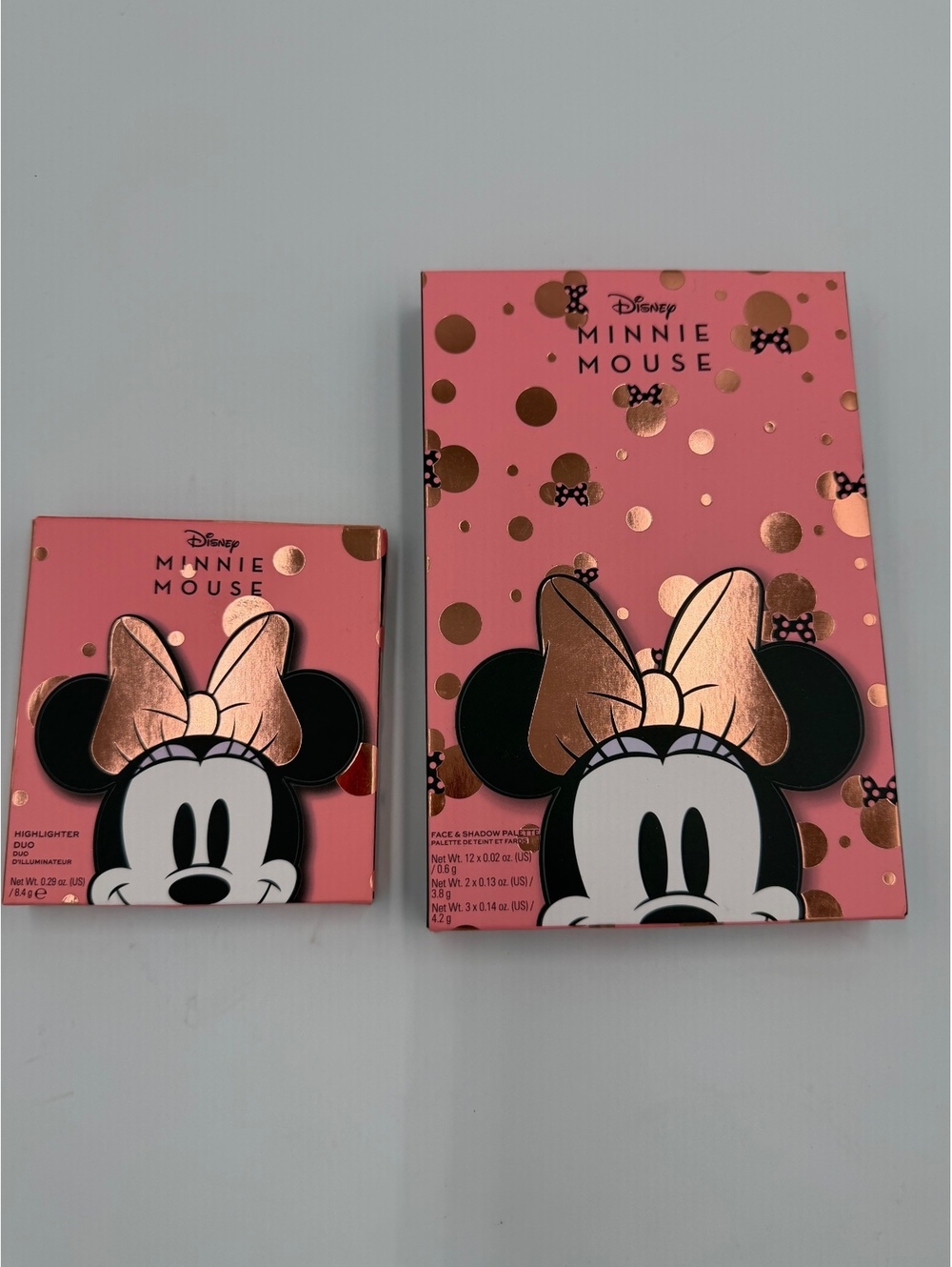 SEALED Disney Minnie Mouse Highlighter Duo & Face & Shadow Palette Set